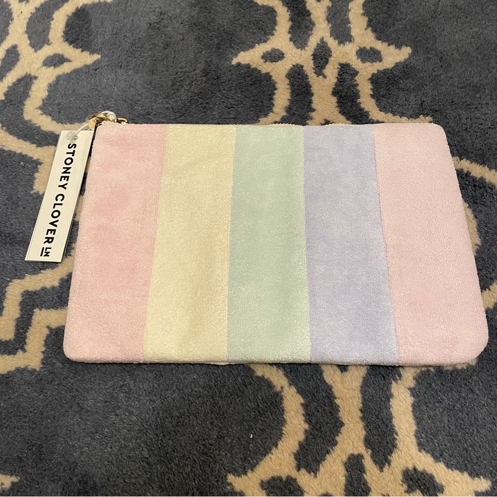NWT SCL Mermaid Rainbow Flat Pouch - Picture 2 of 5